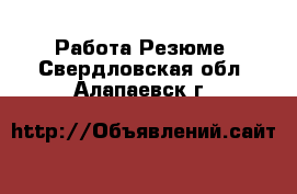 Работа Резюме. Свердловская обл.,Алапаевск г.